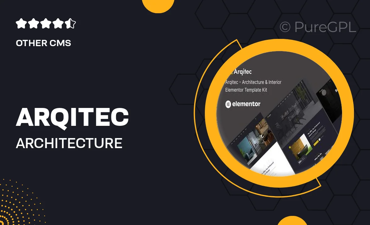 Arqitec – Architecture & Interior Elementor Template Kit