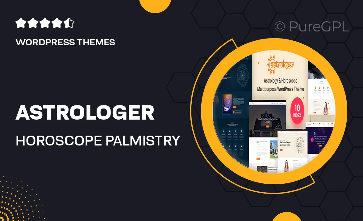 Astrologer - Horoscope & Palmistry WordPress Theme