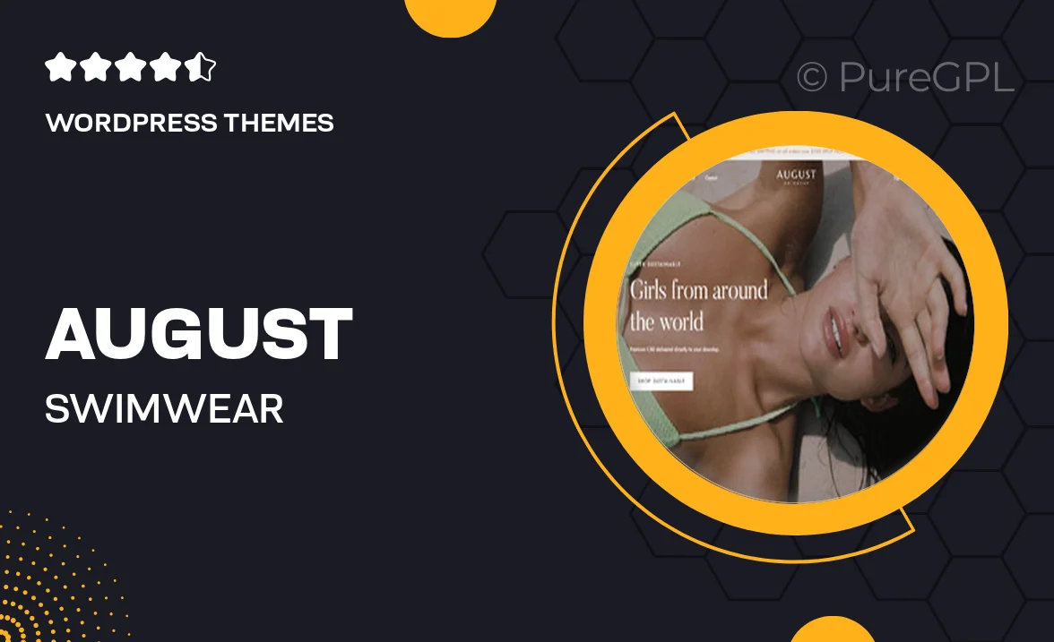 August – Swimwear WooCommerce WordPress Theme