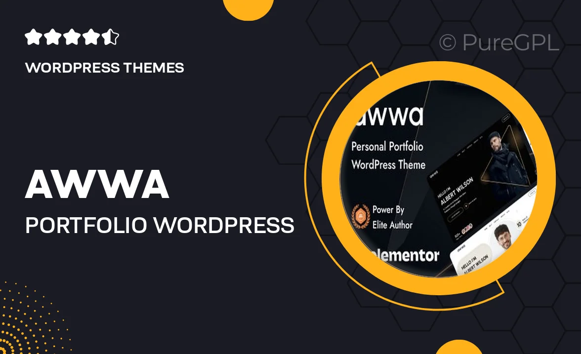 Awwa – Portfolio WordPress Theme