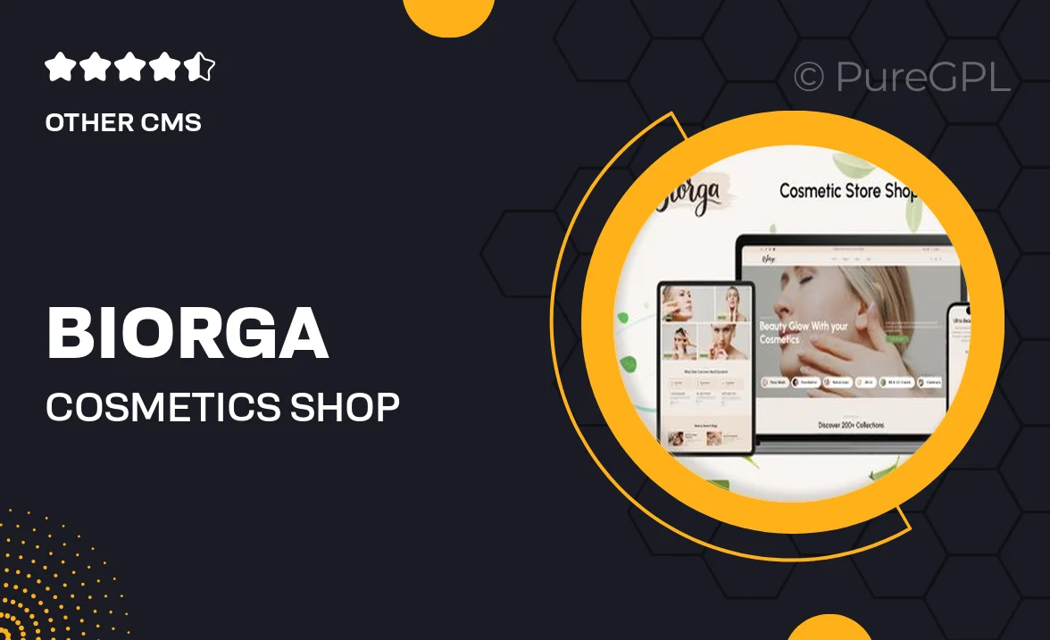 BiOrga – Cosmetics Shop Shopify Theme