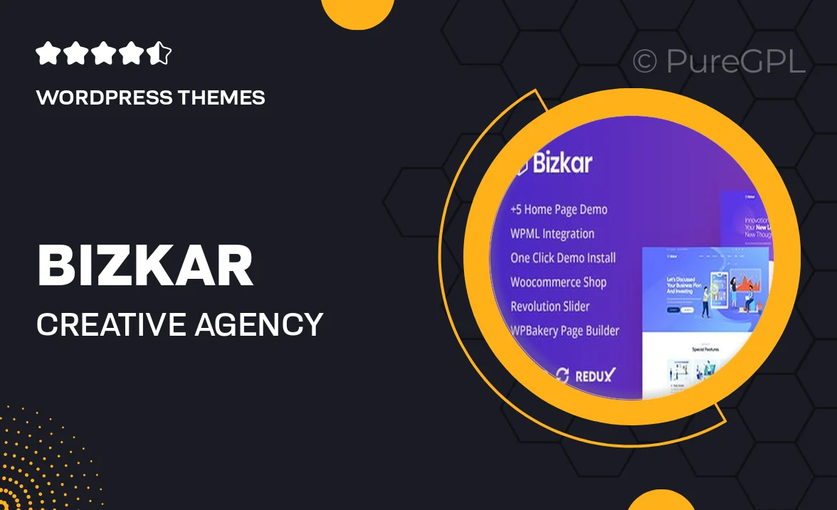 Bizkar – Creative Agency WordPress Theme