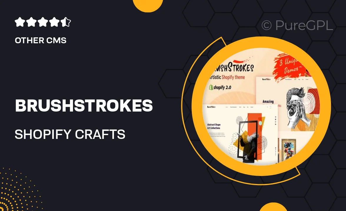 BrushStrokes – Shopify Crafts, Handmade Art Store