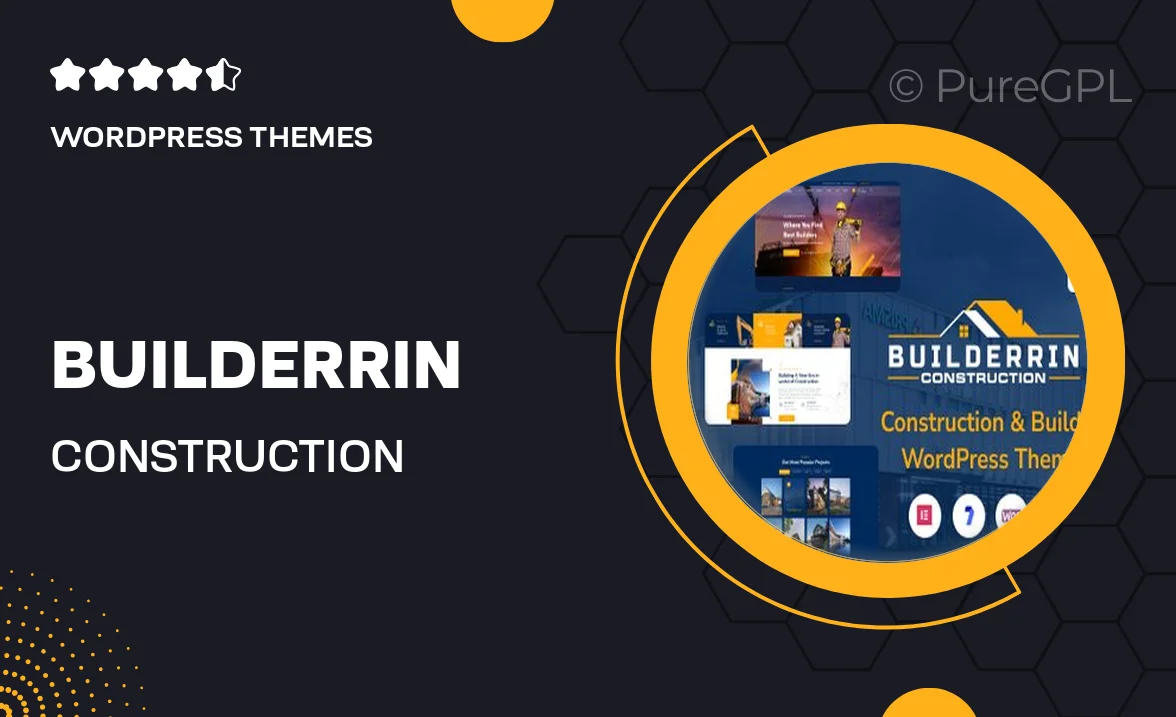 Builderrin – Construction Building WordPress Theme