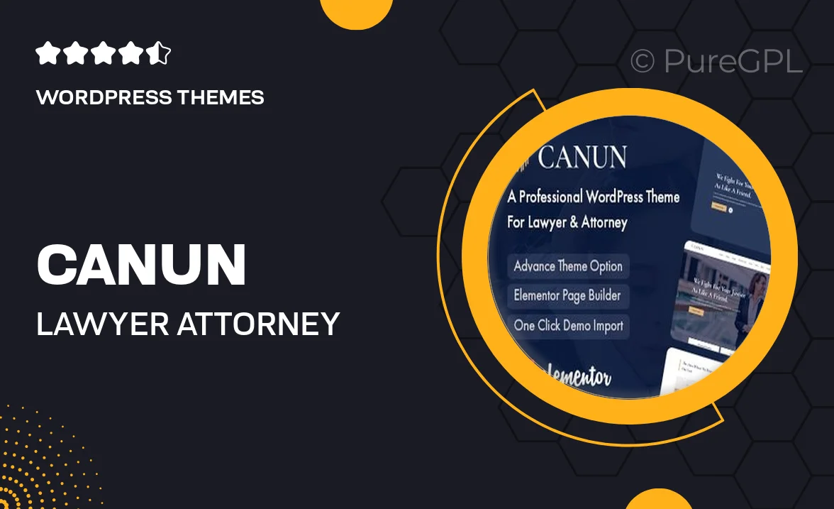 Canun – Lawyer & Attorney WordPress Theme