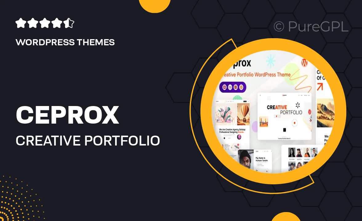 Ceprox – Creative Portfolio WordPress Theme