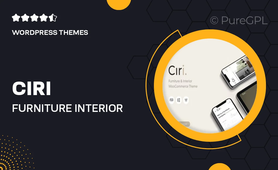 Ciri – Furniture & Interior WooCommerce Theme