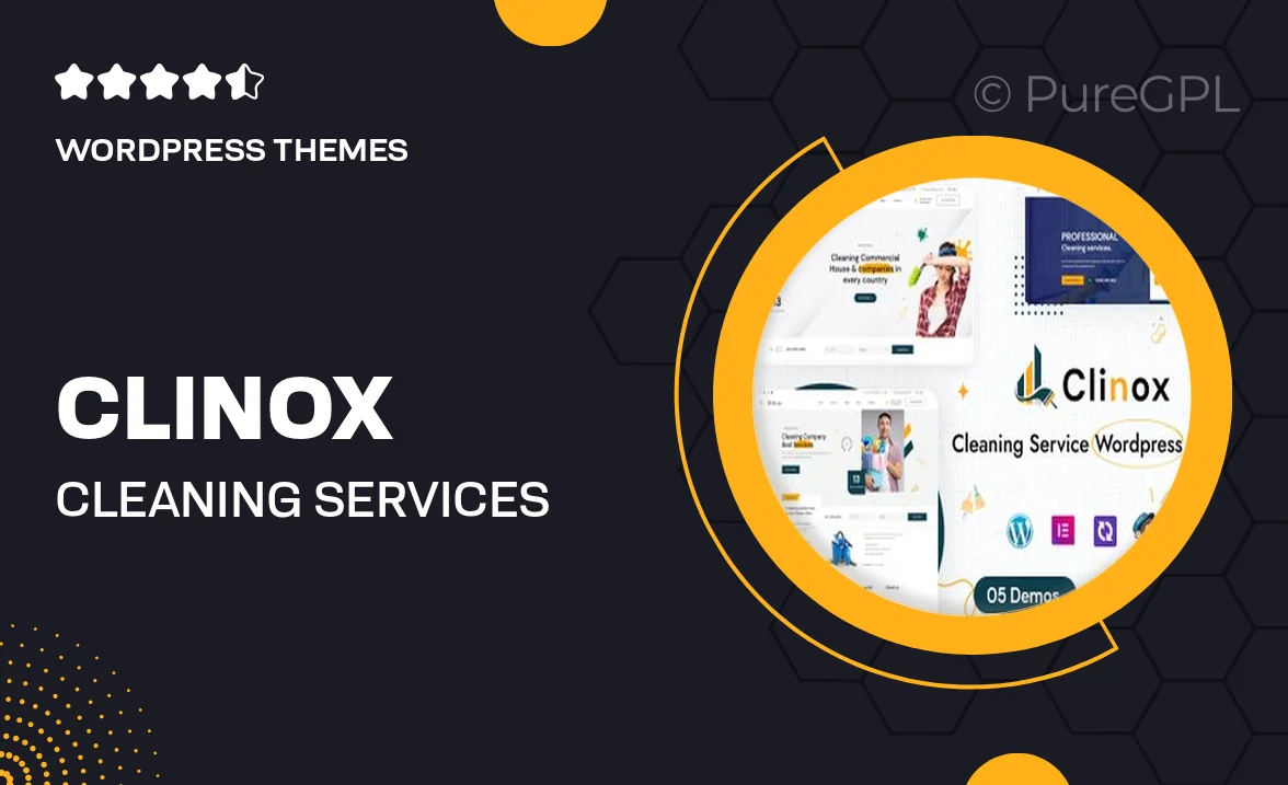 Clinox – Cleaning Services WordPress Theme