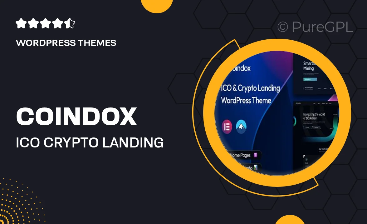 Coindox – ICO & Crypto Landing WordPress Theme