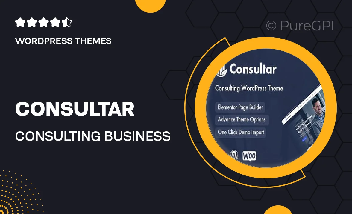 Consultar – Consulting Business WordPress Theme