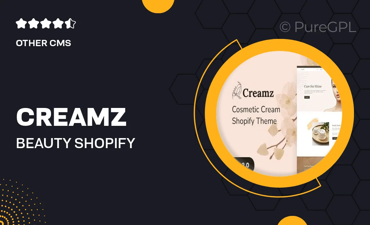 Creamz – Beauty Shopify Theme