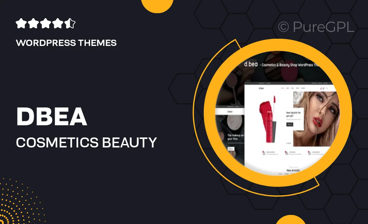 DBea – Cosmetics & Beauty Shop WordPress Theme