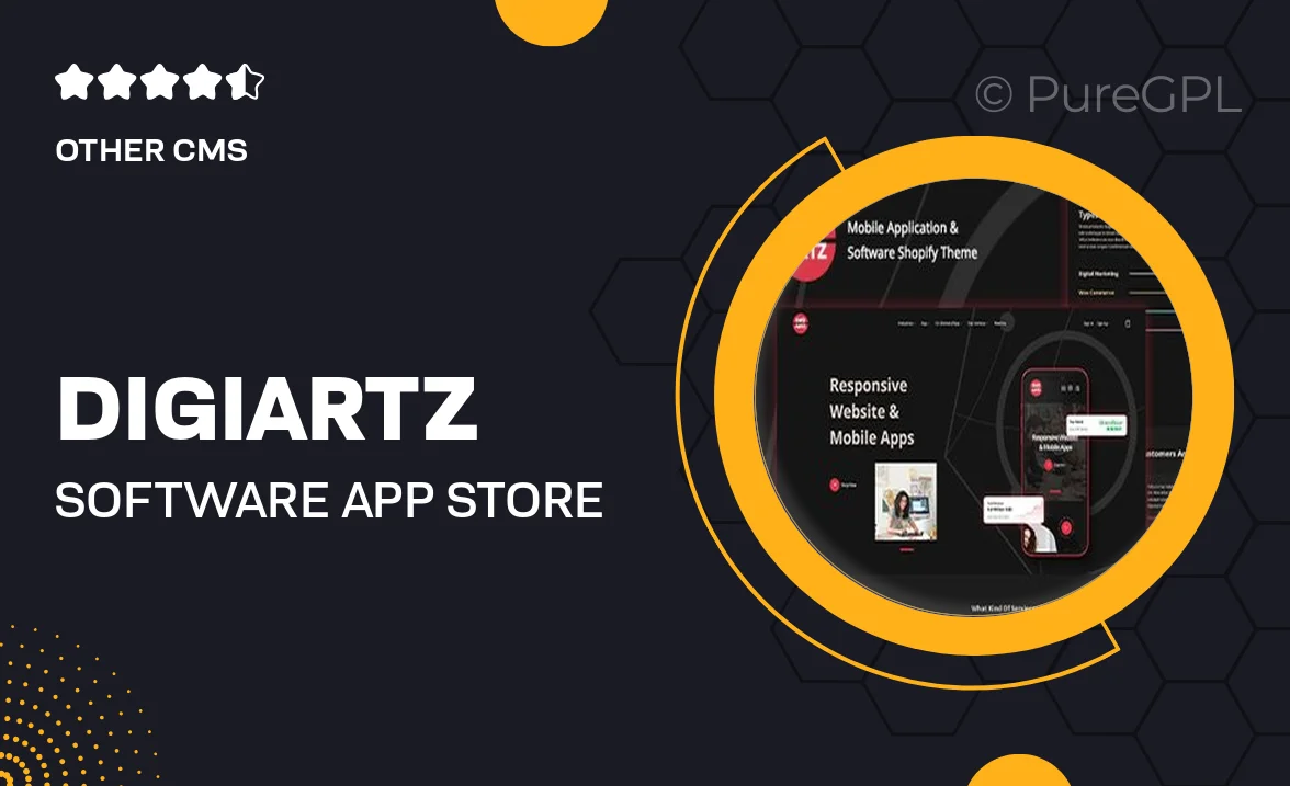 Digiartz – Software & App Store Shopify Theme