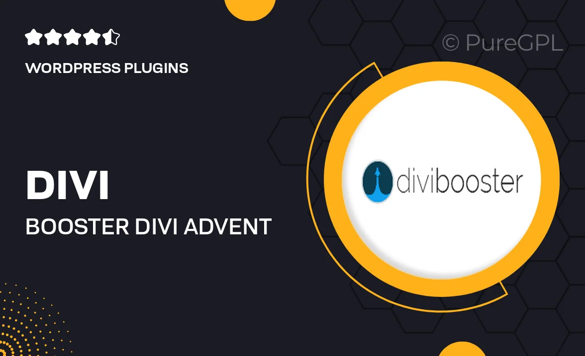 Divi Booster | Divi Advent Calendar Module