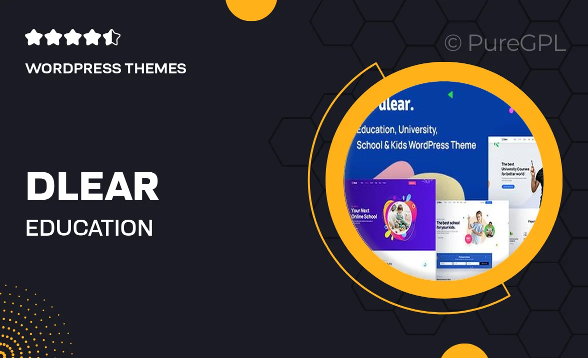 Dlear – Education, University & School WordPress Theme