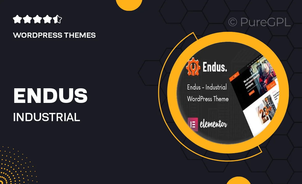 Endus – Industrial Manufacturing WordPress Theme