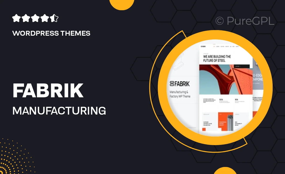 Fabrik – Manufacturing & Factory WordPress Theme