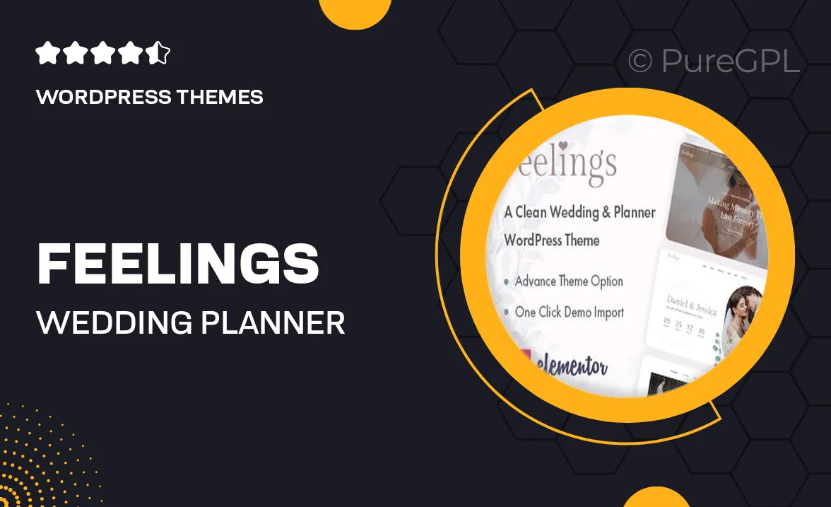 Feelings – Wedding & Planner WordPress Theme