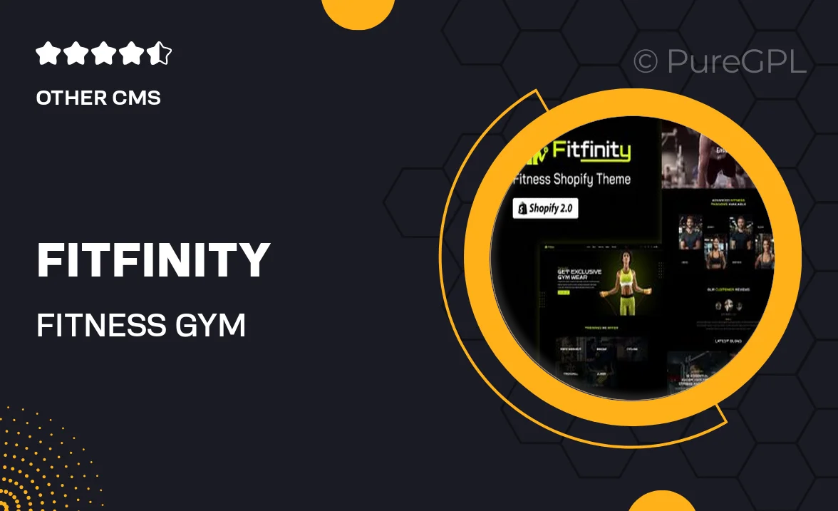 Fitfinity – Fitness Gym Equipment Shopify Theme