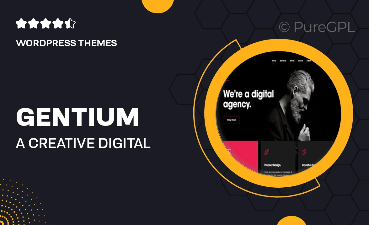 Gentium – A Creative Digital Agency WordPress Theme