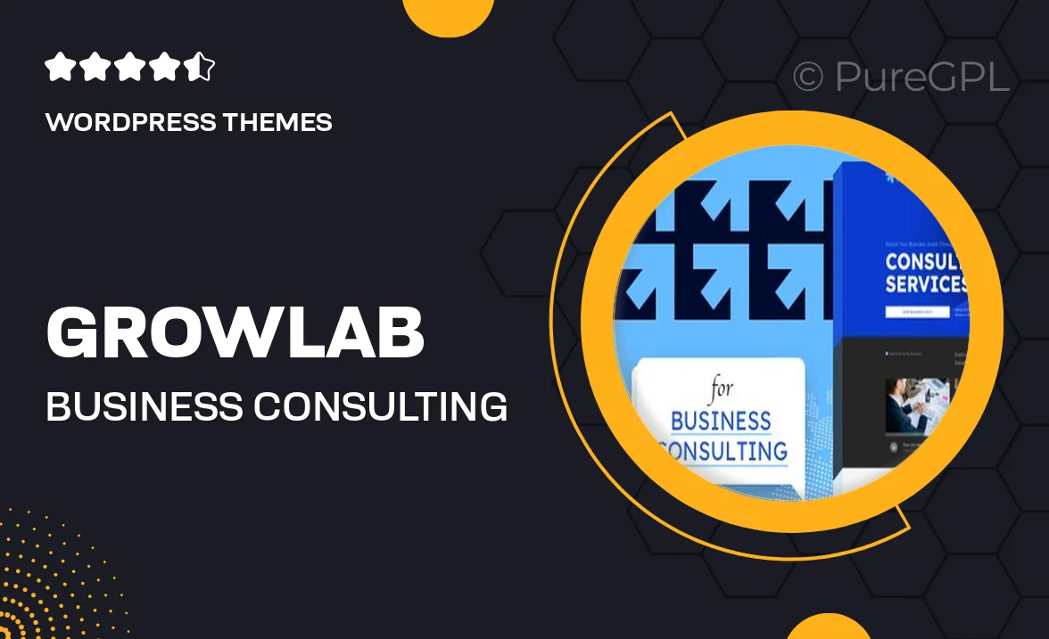 GrowLab – Business Consulting WordPress Theme