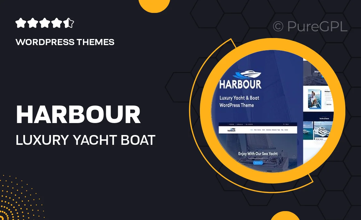 Harbour – Luxury Yacht & Boat WordPress Theme