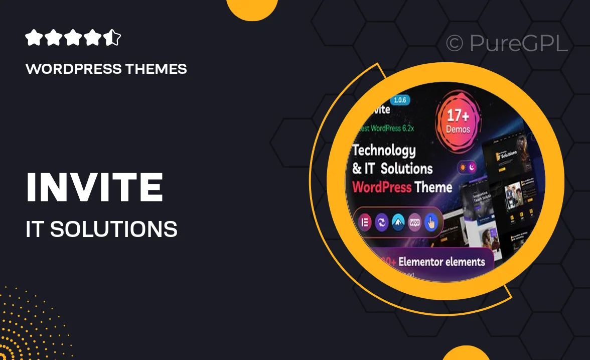 Invite – IT Solutions & Technology WordPress Theme