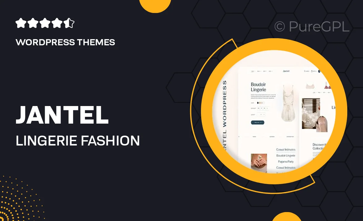 Jantel – Lingerie & Fashion Store WordPress Theme