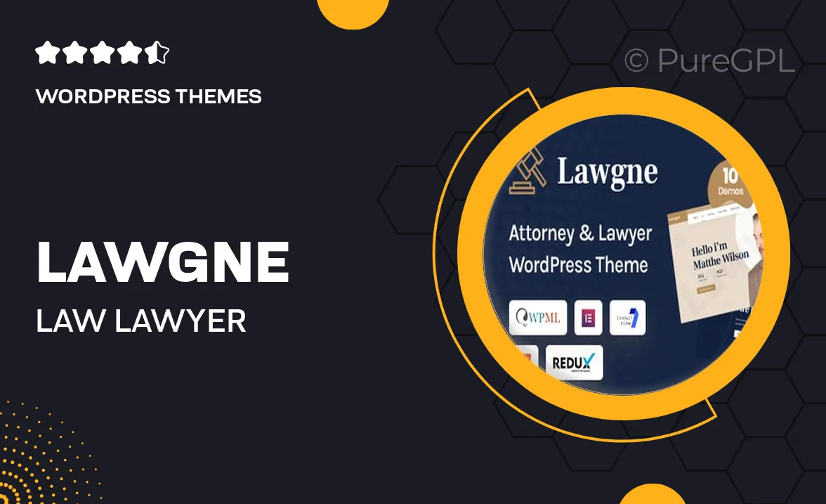 Lawgne – Law & Lawyer WordPress Theme