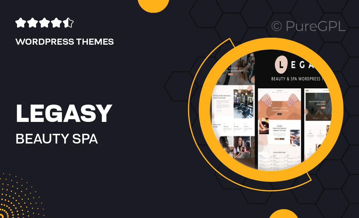 Legasy – Beauty & Spa WordPress Theme