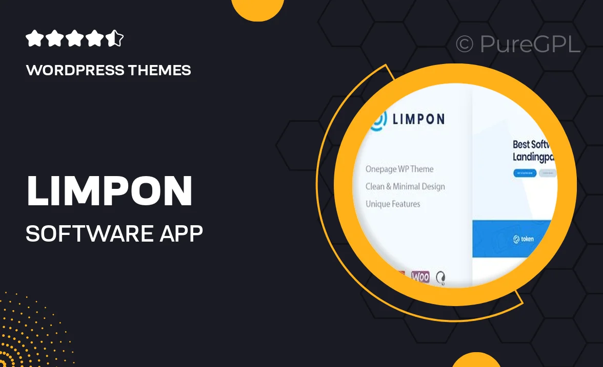 Limpon – Software App Landing WordPress Theme