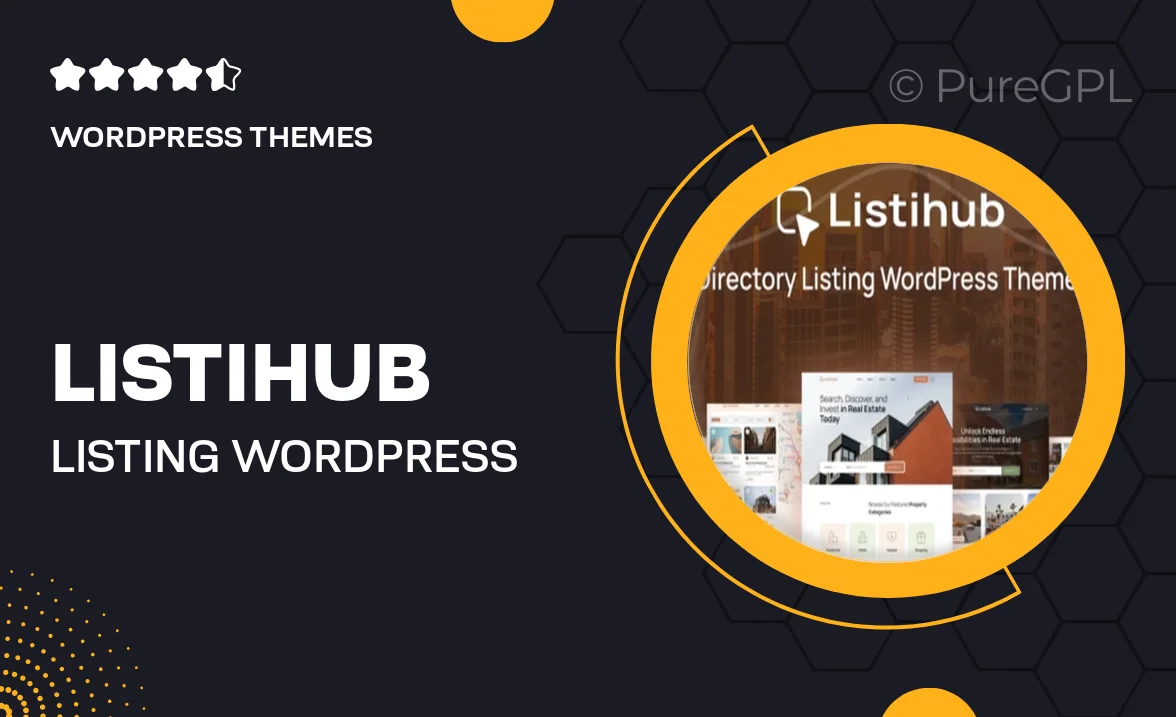 Listihub – Listing WordPress Theme