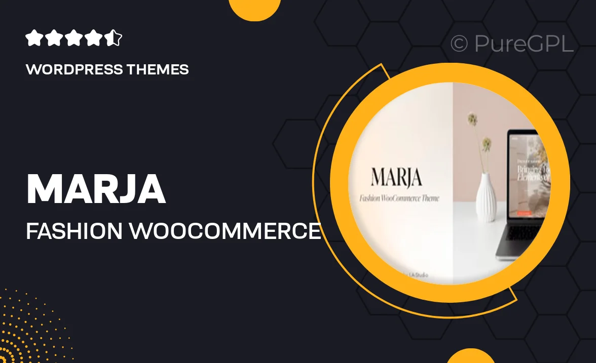 Marja – Fashion WooCommerce Theme