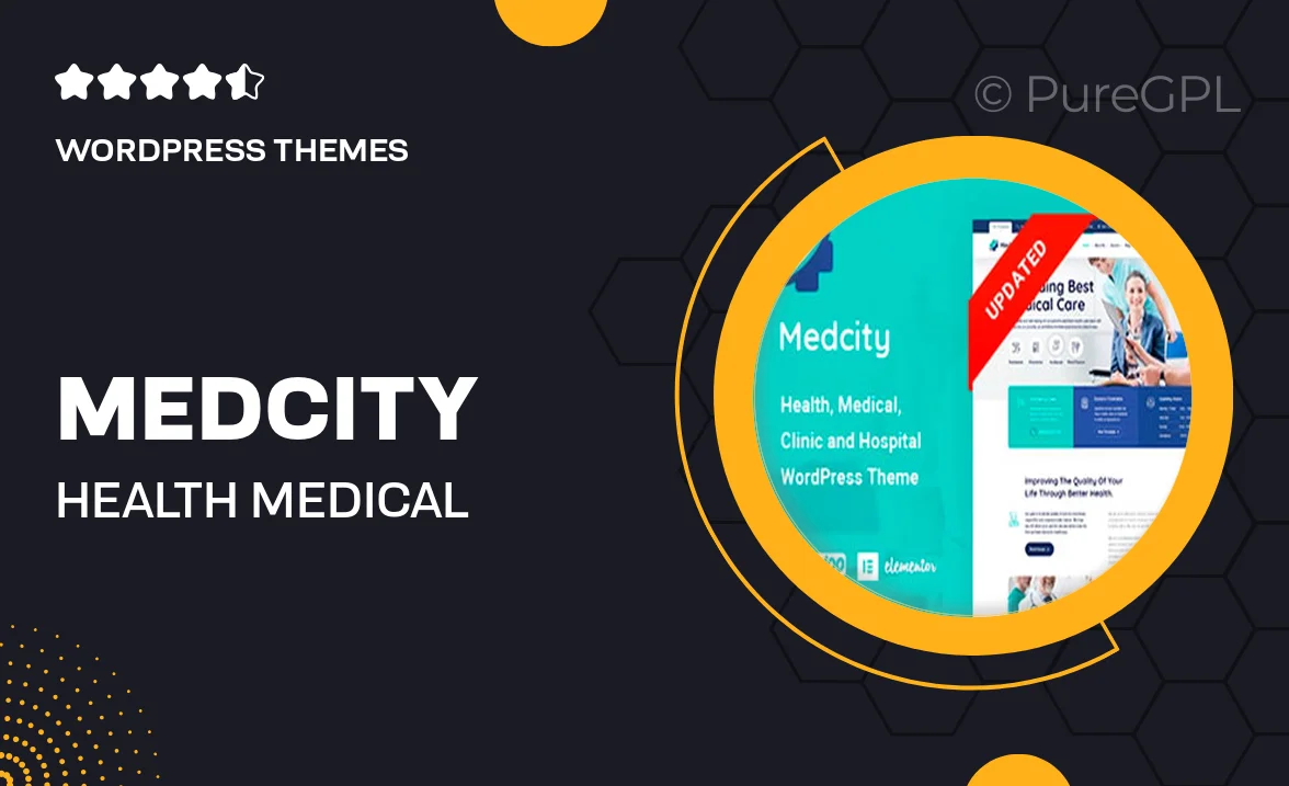 Medcity – Health & Medical WordPress Theme