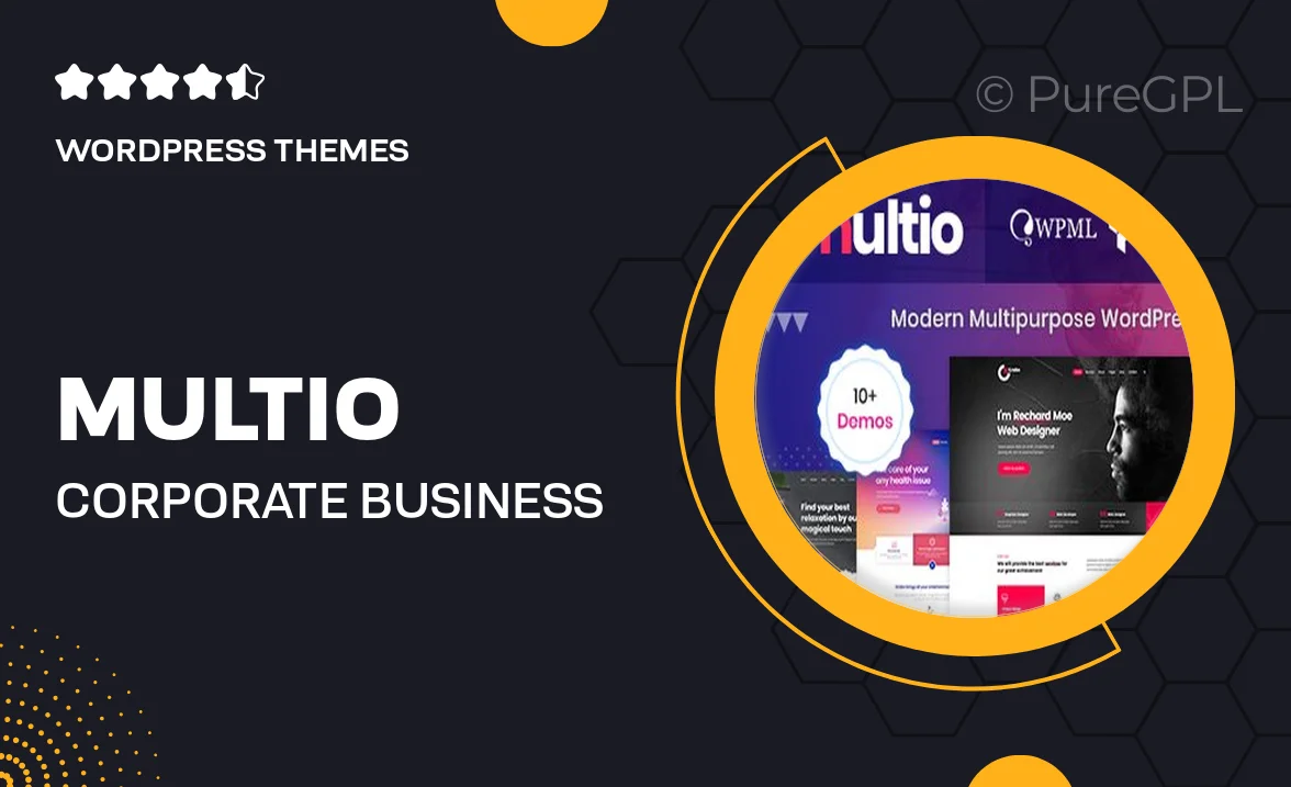 Multio – Corporate Business WordPress Theme