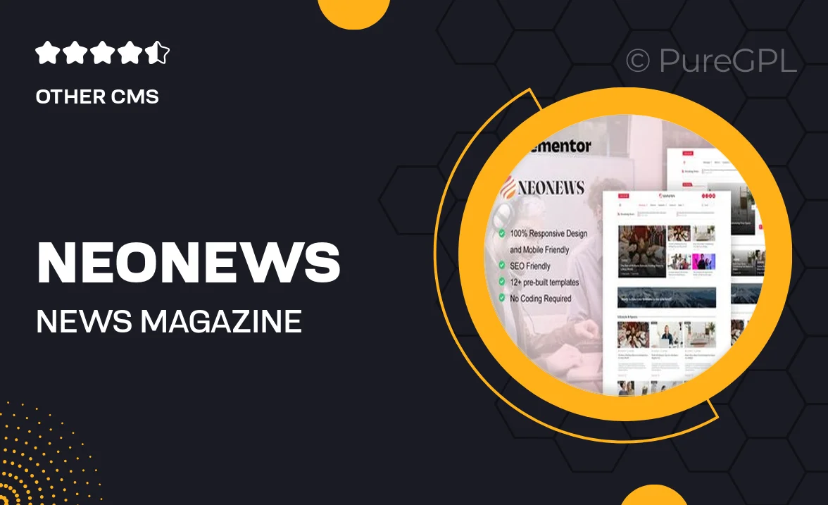 NeoNews – News & Magazine Elementor Template Kit