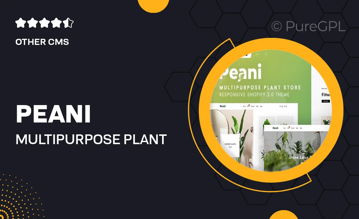 Peani – MultiPurpose Plant Store Shopify 2.0 Theme