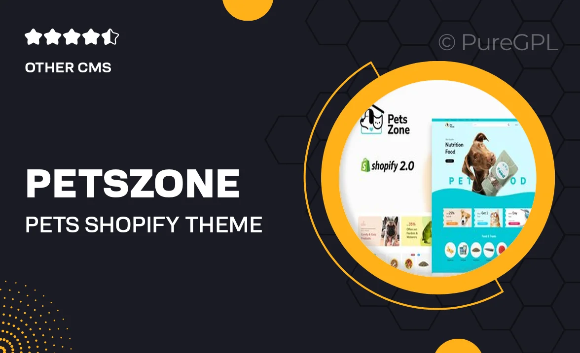 Petszone – Pets Shopify Theme