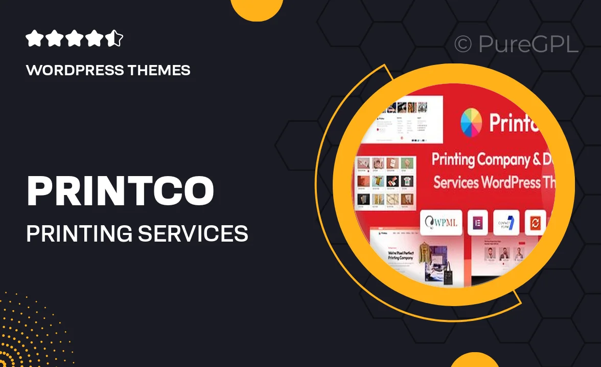 Printco – Printing Services WordPress Theme