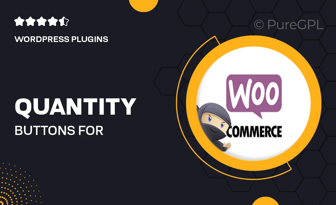 Quantity Buttons for WooCommerce