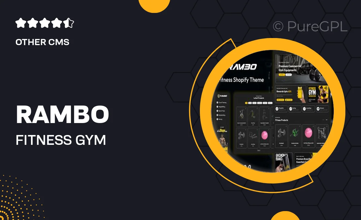 Rambo – Fitness & Gym Products Shopify Theme