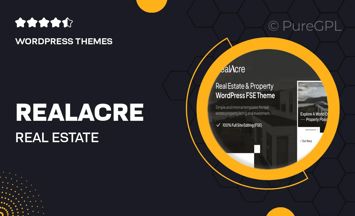 RealAcre – Real Estate & Property Full Site Editing WordPress Theme