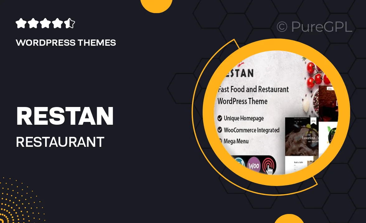 Restan – Restaurant WordPress Theme