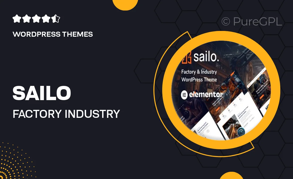 Sailo – Factory & Industry WordPress Theme