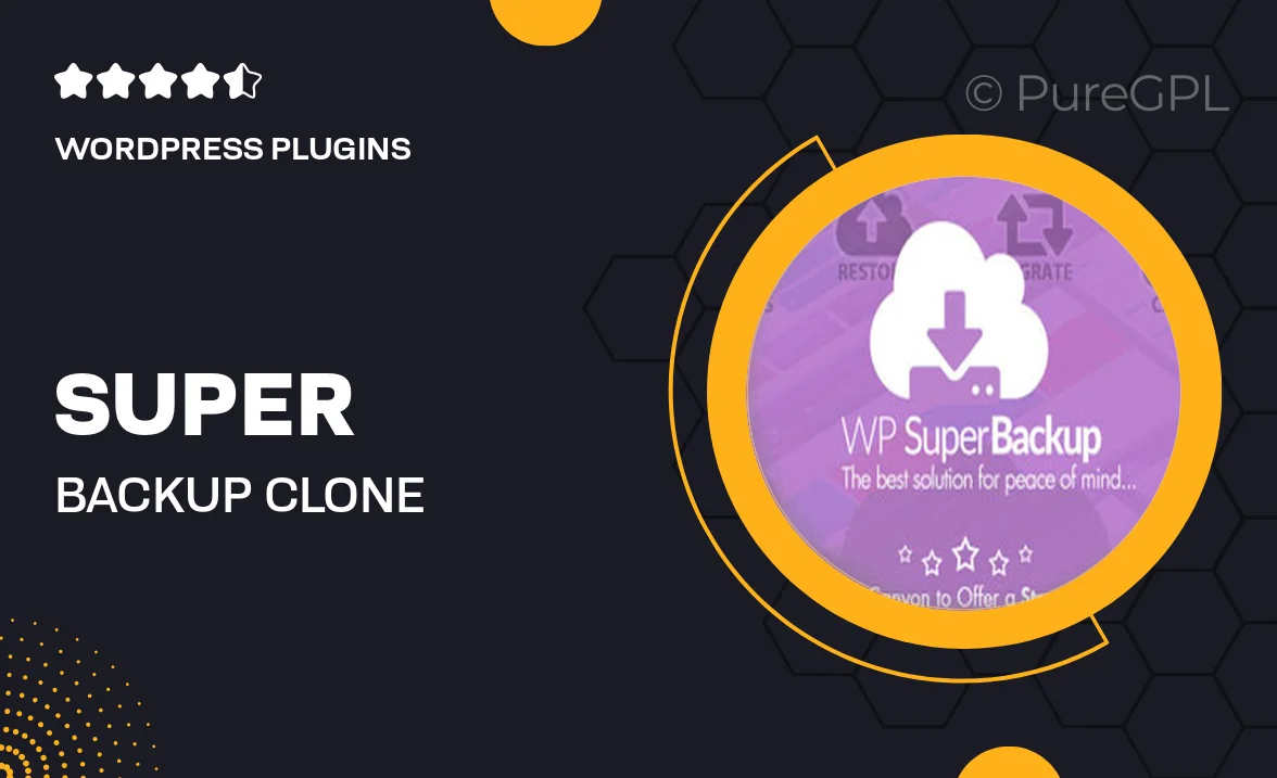 Super Backup & Clone – Migrate for WordPress