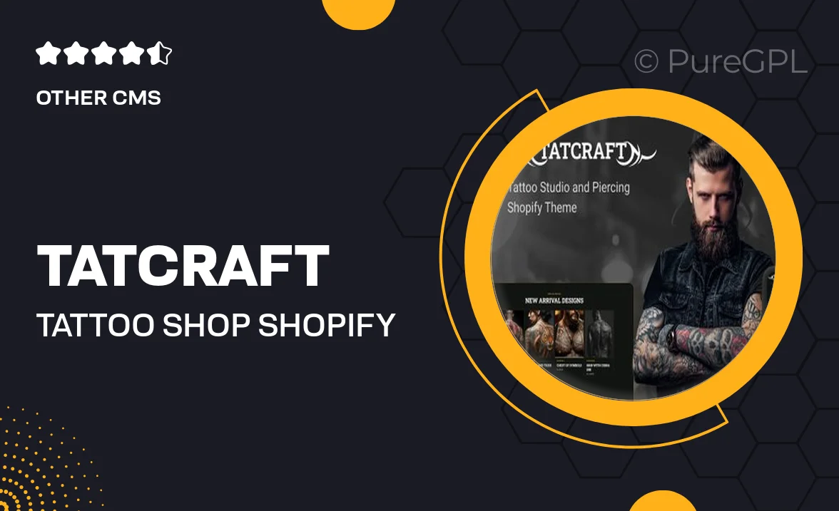 Tatcraft | Tattoo Shop Shopify Theme