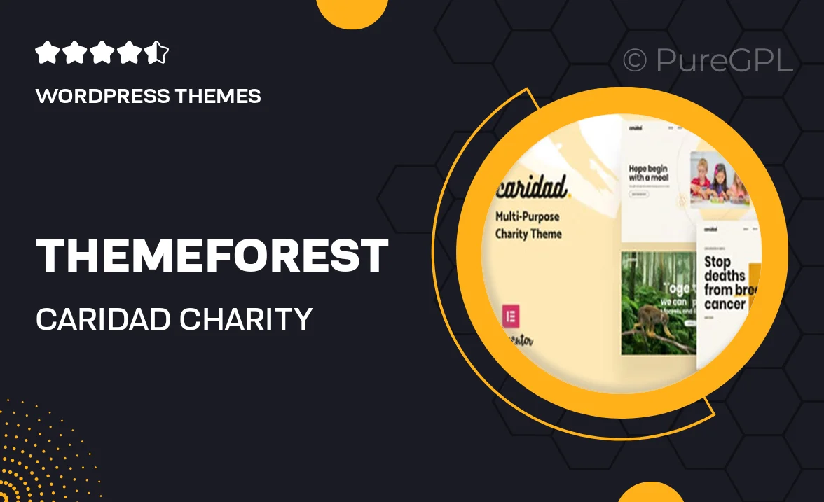 Themeforest | Caridad – Charity WordPress