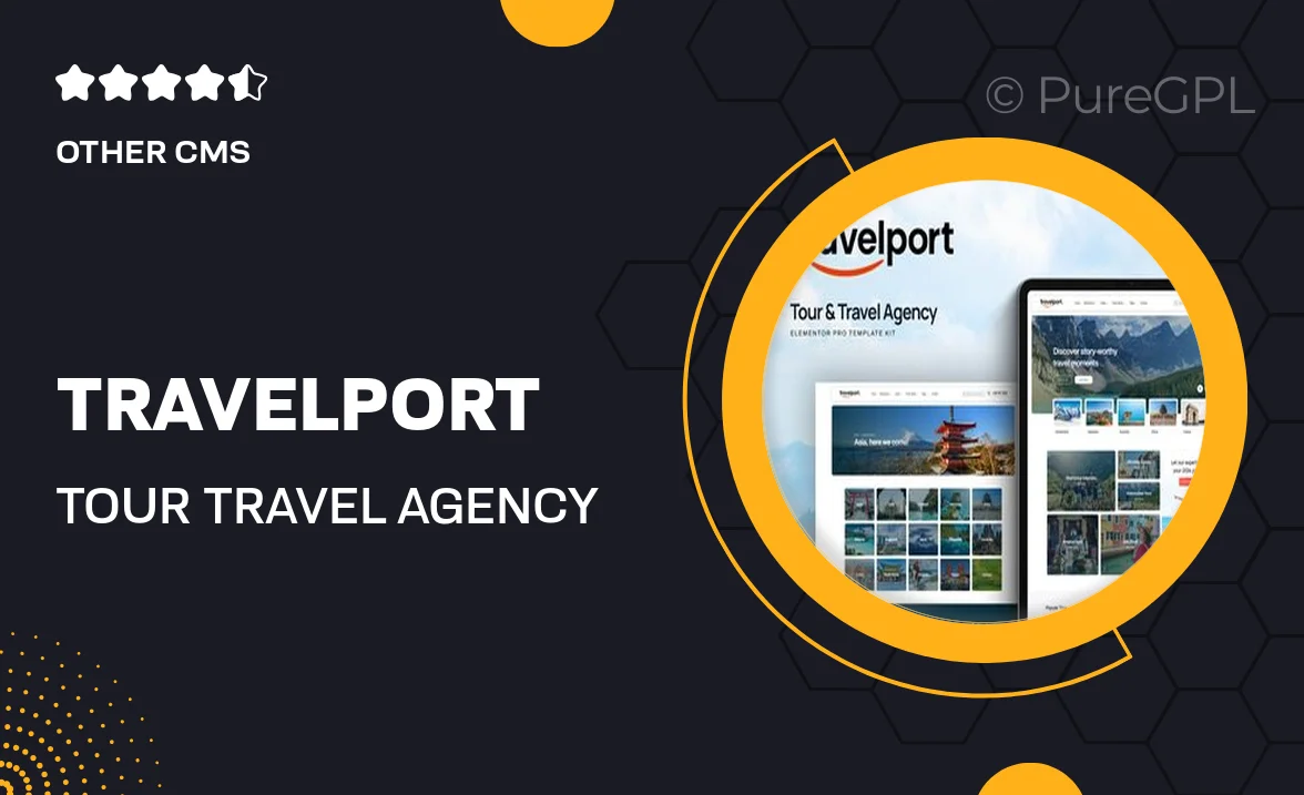 Travelport – Tour & Travel Agency Elementor Pro Template Kit