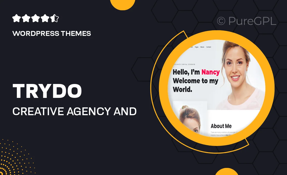 Trydo – Creative Agency and Portfolio Bootstrap Template