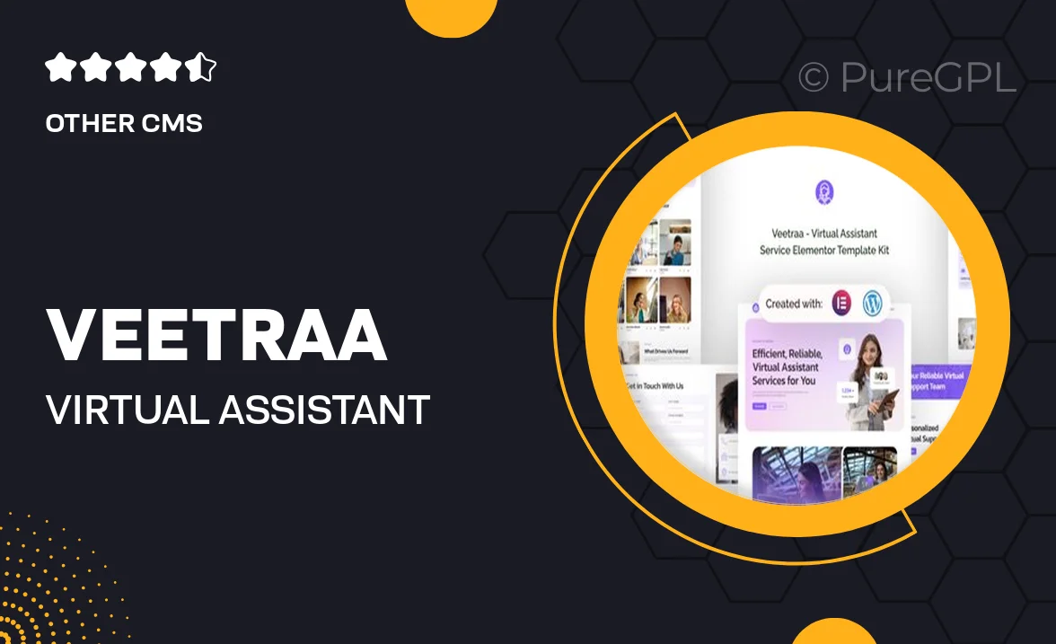 Veetraa – Virtual Assistant Service Elementor Template Kit